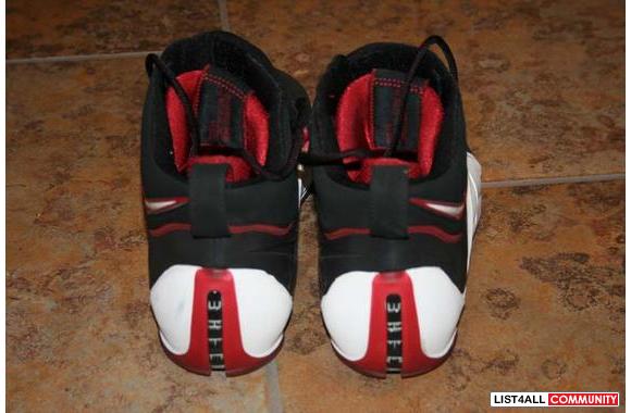 Nike Zoom Lebron IV Red/white/black rare and disco
