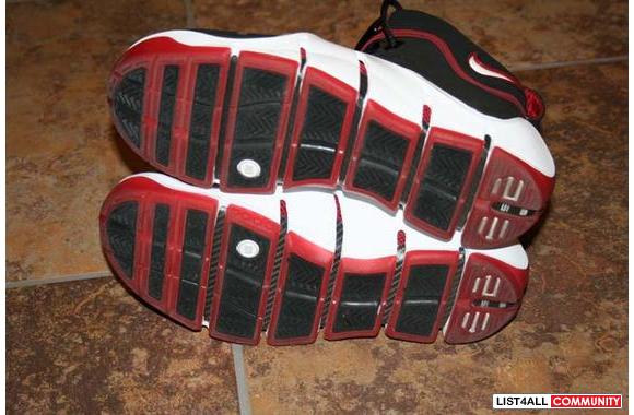 Nike Zoom Lebron IV Red/white/black rare and disco