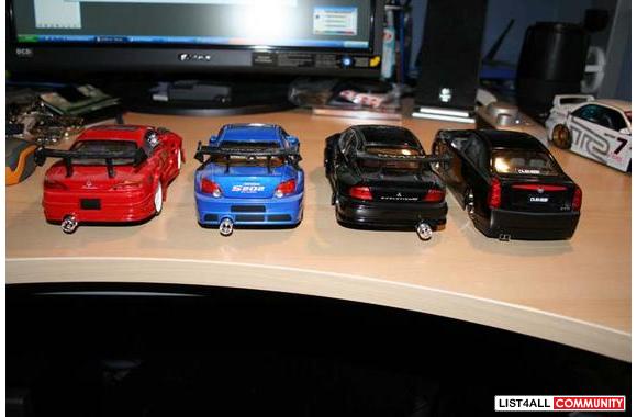 1/24 diecast tuner carsblue&nbsp;advan subaru impr