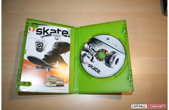 Skate (xbox 360) fun game. played a few times. 
