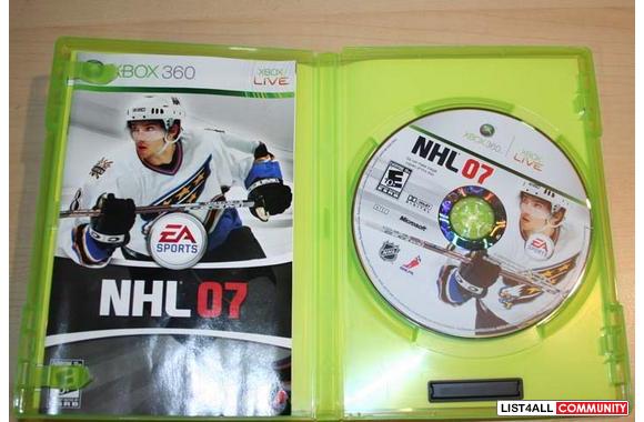 NHL 07 great condition. will give away free with t