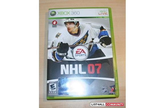 NHL 07 great condition. will give away free with t