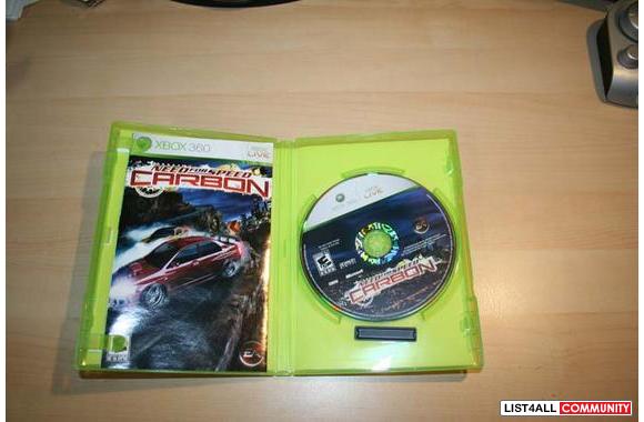 Need 4 Speed Carbon (xbox 360)great conditionboxa 