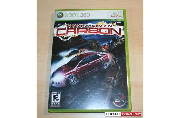Need 4 Speed Carbon (xbox 360)great conditionboxa 