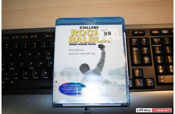 Rocky Balboa Blu Ray Disc. Brand New and Sealed.