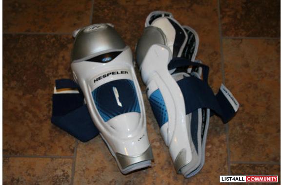 Hespeler hockey shin guards. Worn only a few times