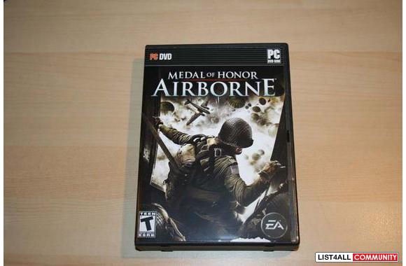 Medal Of Honor Airborne (PC game) made by EA. Exce