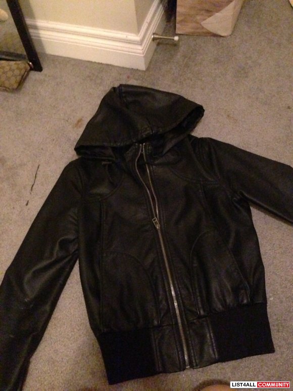 leather jacket size small