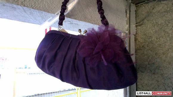 Purple Evening purse