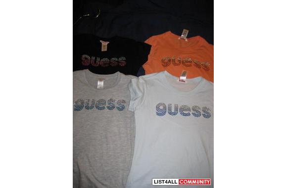 Have 4 great Guess t-shirts that I barely worn