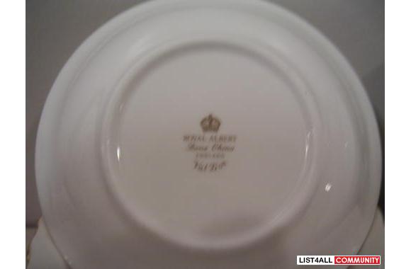 Royal Albert Val D`or . Bone China with gold trim.