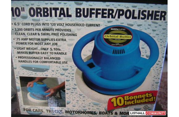 Orbital polisher . Brand new in the box with extra