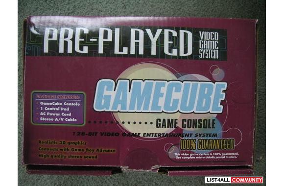 Nintendo Gamecube -Pre-played system complete with