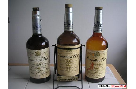Texas Micky`s -3  Canadian Club and  1  Johnny Wal
