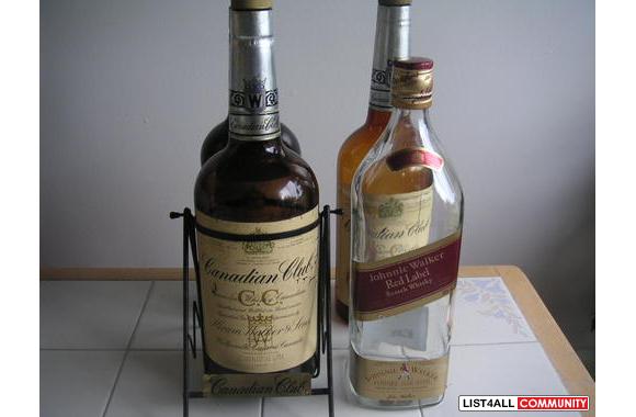 Texas Micky`s -3  Canadian Club and  1  Johnny Wal