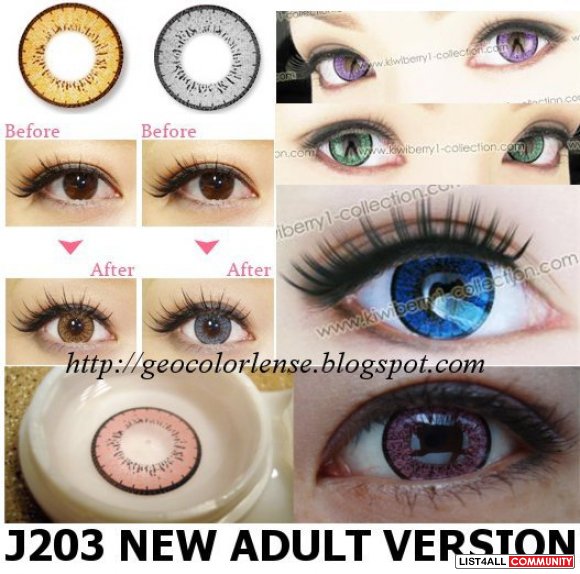 EOS contact lens $13/PAIR (PRE-ORDER) Including Free Lens case & Facem
