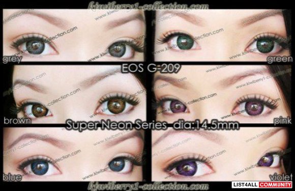EOS contact lens $13/PAIR (PRE-ORDER) Including Free Lens case & Facem