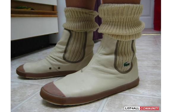 Authentic Lacoste boots, size 10