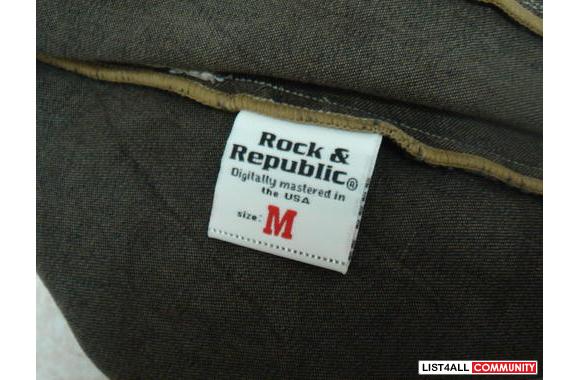 Authentic Rock &amp; Republic Turner shirt, size Medium