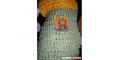 L.A.M.B. crochet "rasta" drawstring sack.&nbsp; Perfect for 