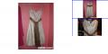 JS Collections dress.&nbsp; Beautiful and elegantly shimmery creamy wh