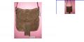 Coach brown suede fringe messenger bag