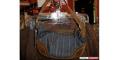 Coach denim and brown suede purse