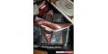 Gucci brown leather logo heels