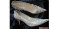 Miu Miu cream snakeskin-leather pumps