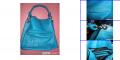 BCBG large turquoise blue bag