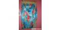 D&amp;G green silk floral&nbsp;skirt