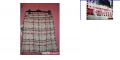 Chanel skirt.&nbsp; White tweed with red accents.&nbsp; Size Small (Fr