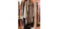 Salvatore Ferragamo 100% cashmere wrap (with sleeves)