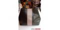 Furla brown and pink leather purse