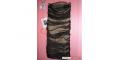 BCBG nude and black mesh ruffle dress