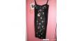 D&amp;G black polka dot/flower/lace corset dress