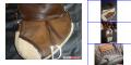 Christian Dior shearling flight saddle bag