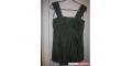 Vera Wang green taffeta short minidress/tunic