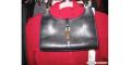 Gucci black leather purse
