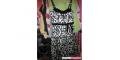 Nanette Lepore black and cream silk dress
