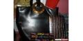 Vintage Celine black leather handbag