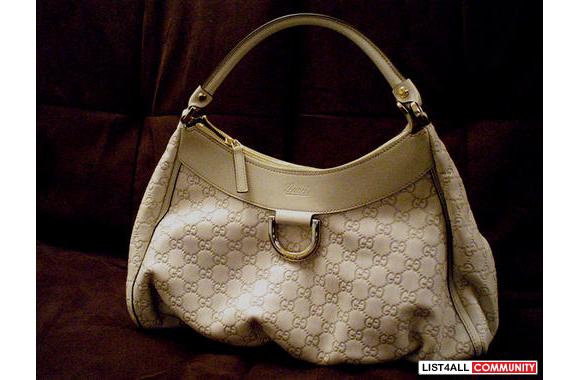 Gucci Hobo White Bag