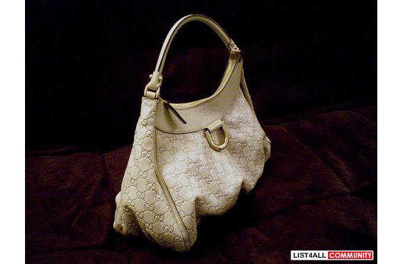 Gucci Hobo White Bag