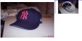 Youth Navy and Red Flexfit Yankees Hat