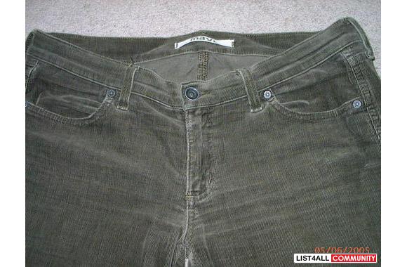 Used beige/dark khaki coloured MAVI cordsSize 32/3