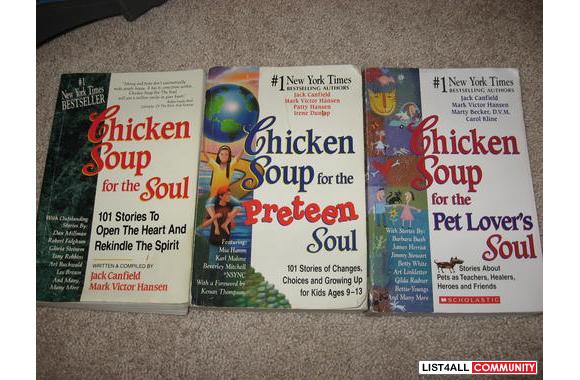 3 Chicken Soup books: