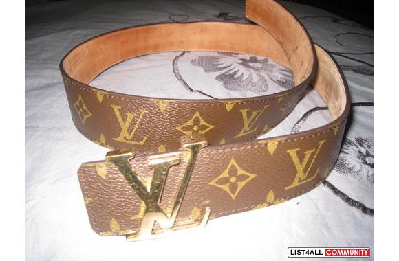 Authentic Louis Vuitton Initiales Monogram Belt :: cr7panda :: List4All