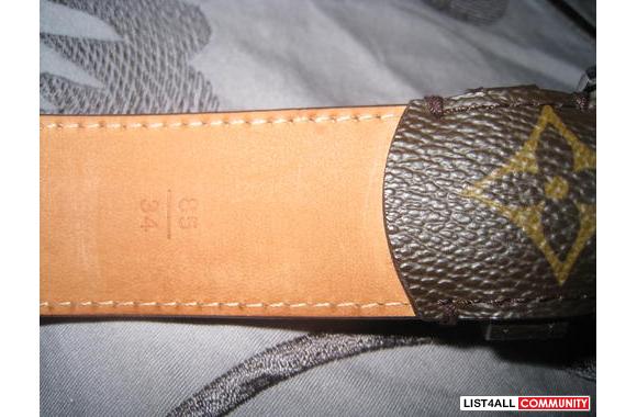Authentic Louis Vuitton Elipse Monogram Belt :: cr7panda :: List4All