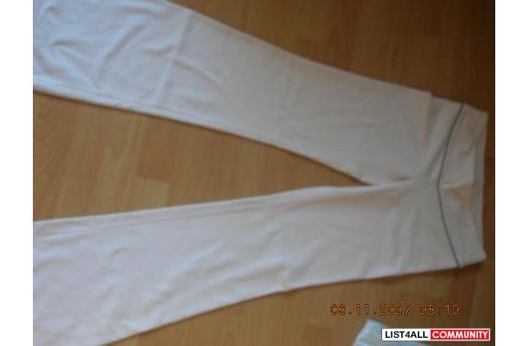 light pink  TNA   SUPPLEX  pants w/ grey pipingcon