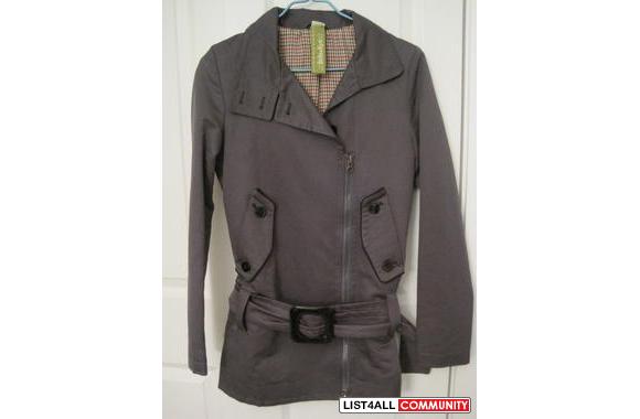 SOIA KYO TRENCH COATCOLOR: GREYSIZE: XSEXCELLENT CONDITION
